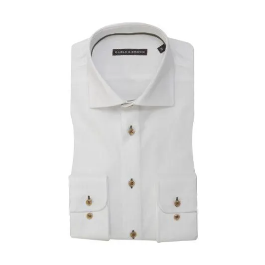 overhemd wit stretch