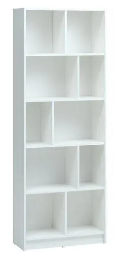 Librería MOSBJERG 10 estantes blanco