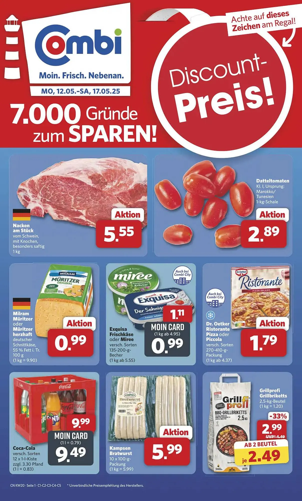 Combi Markt DE folder van 12 mei tot 17 mei 2025 - Folder pagina 1