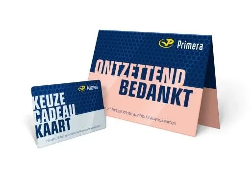Primera Keuze Cadeaukaart Ontzettend bedankt