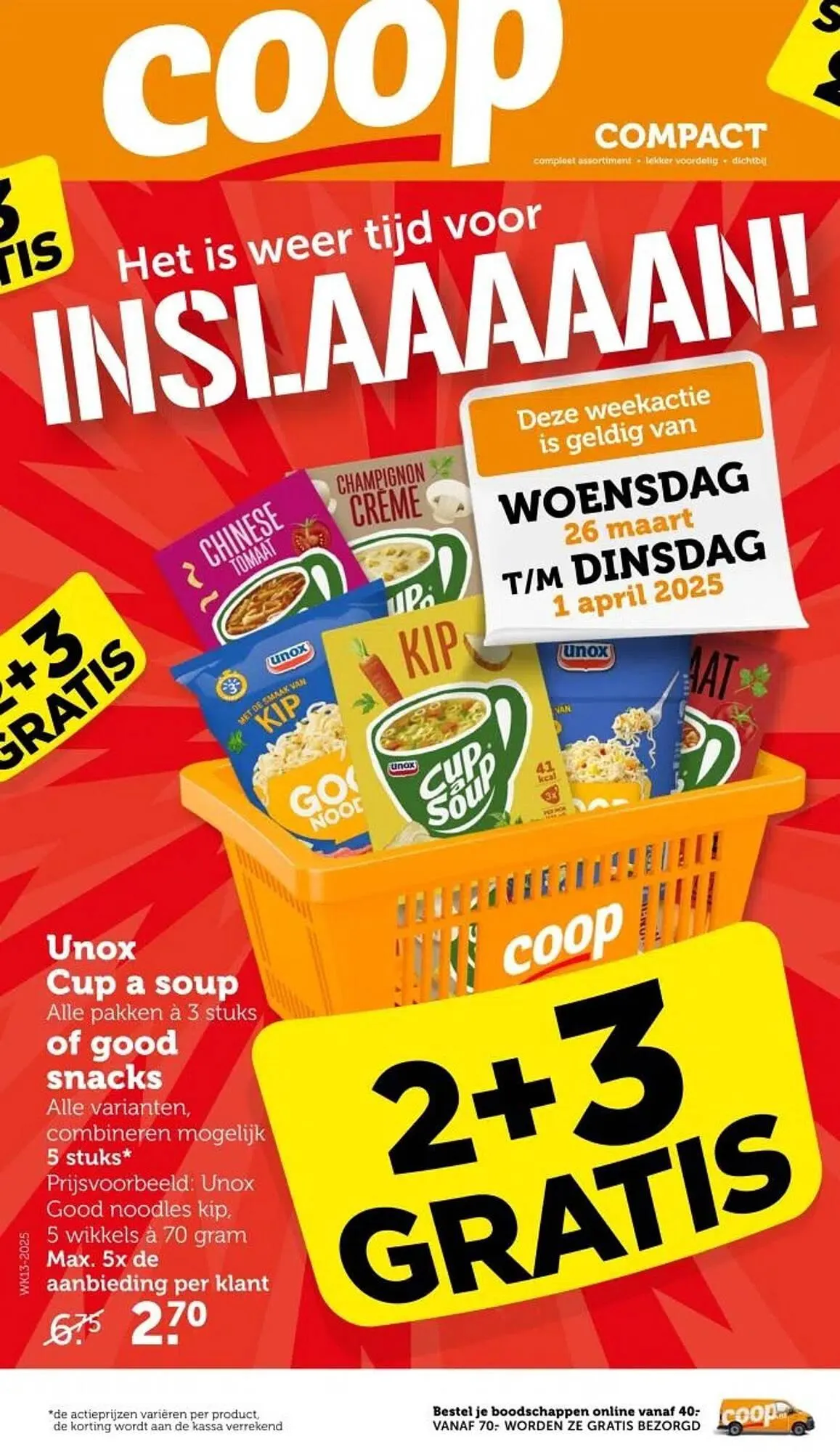 Coop folder van 26 maart tot 1 april 2025 - Folder pagina 1