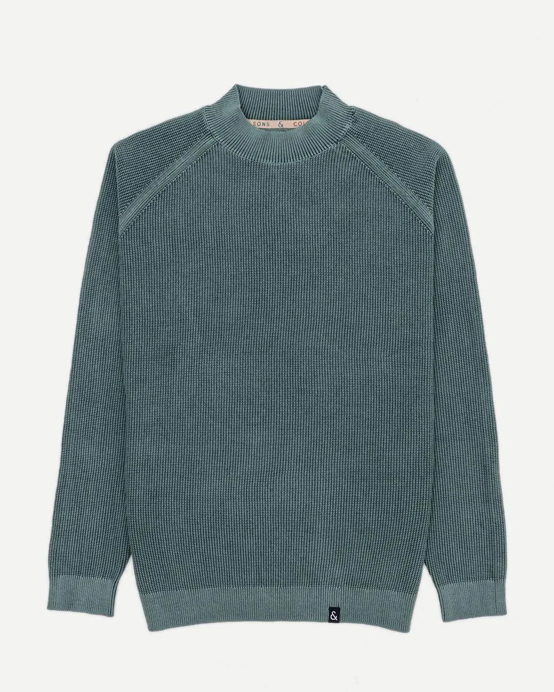 Trui Mock Neck Washed