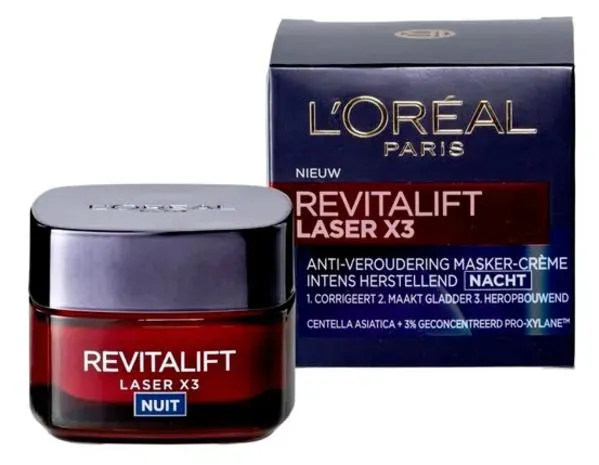 L'Oreal Nachtcreme Revitalift Laser X3 - 50 ml