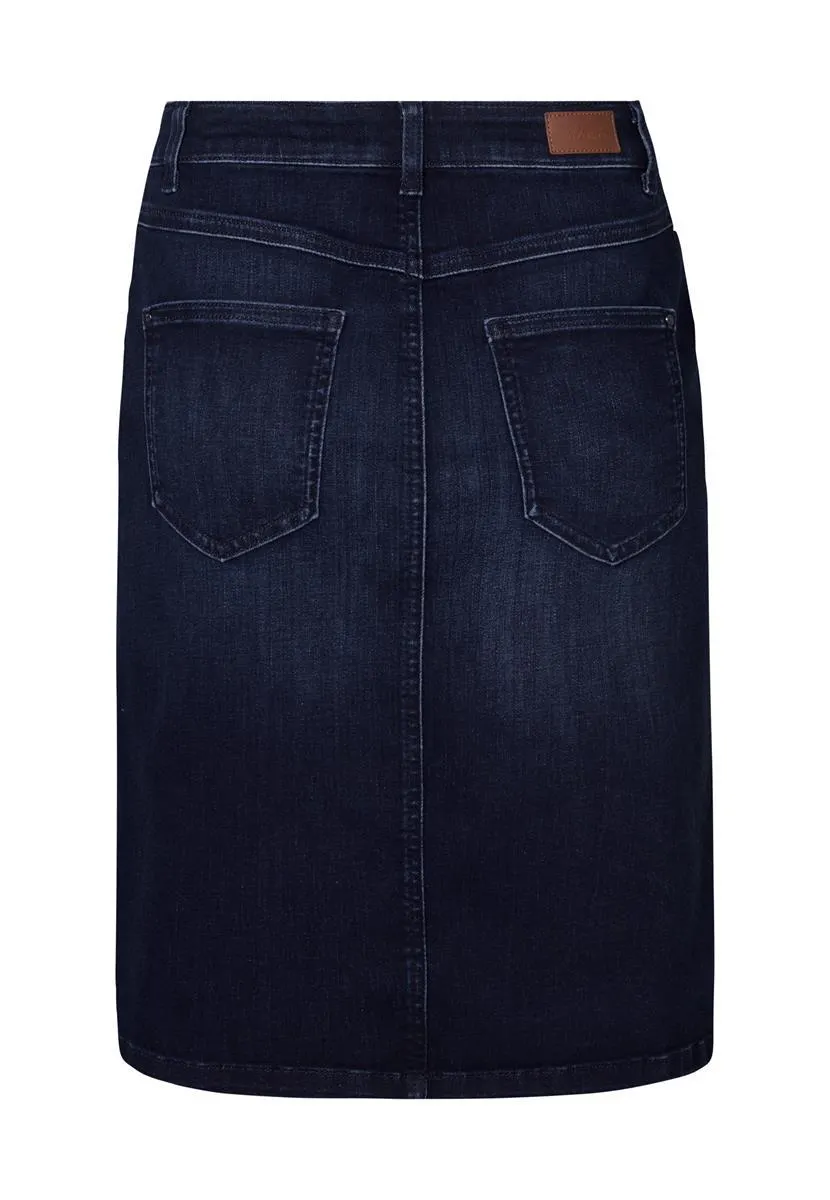 Rok denim blauw