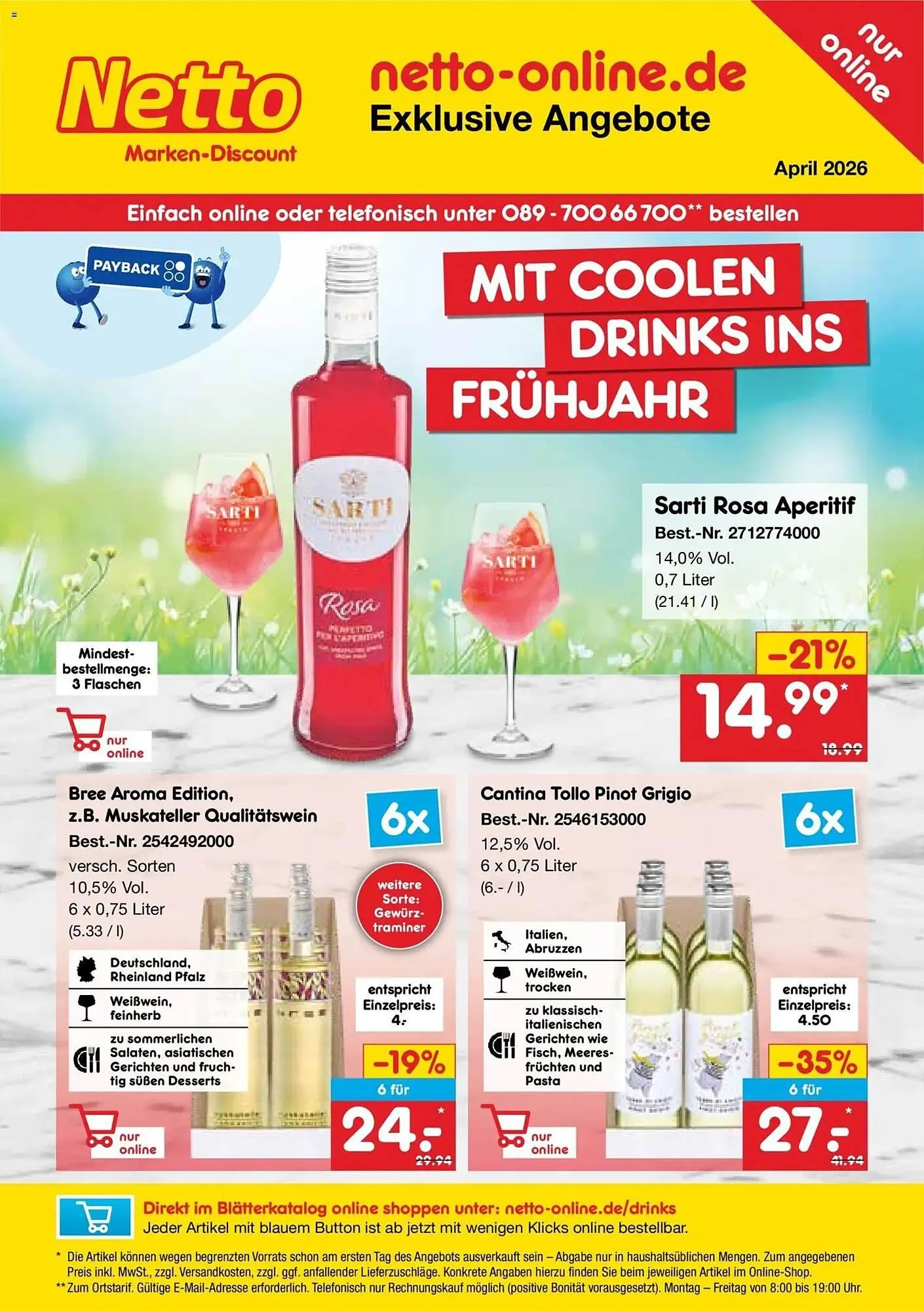 Netto Marken-Discount DE folder van 1 april tot 30 april 2026 - Folder pagina 1