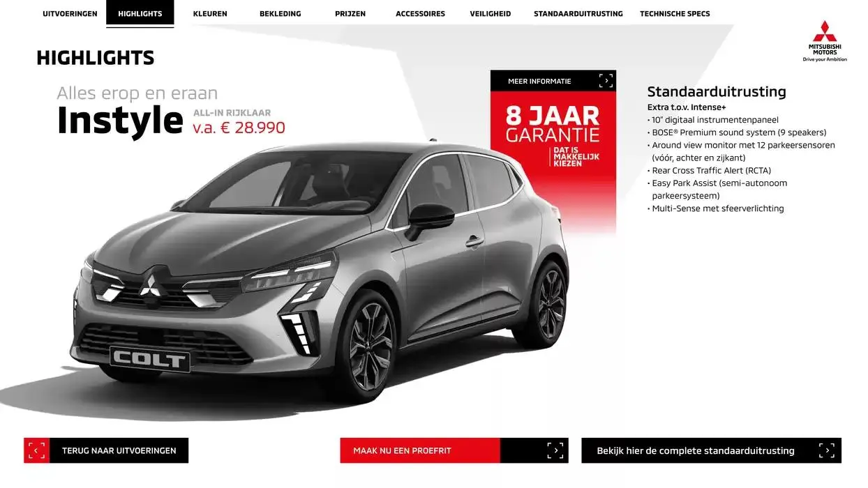 Mitsubishi Colt van 8 november tot 8 november 2025 - Folder pagina 7