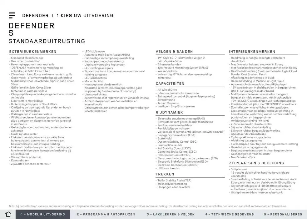  Defender van 20 november tot 30 juni 2025 - Folder pagina 3