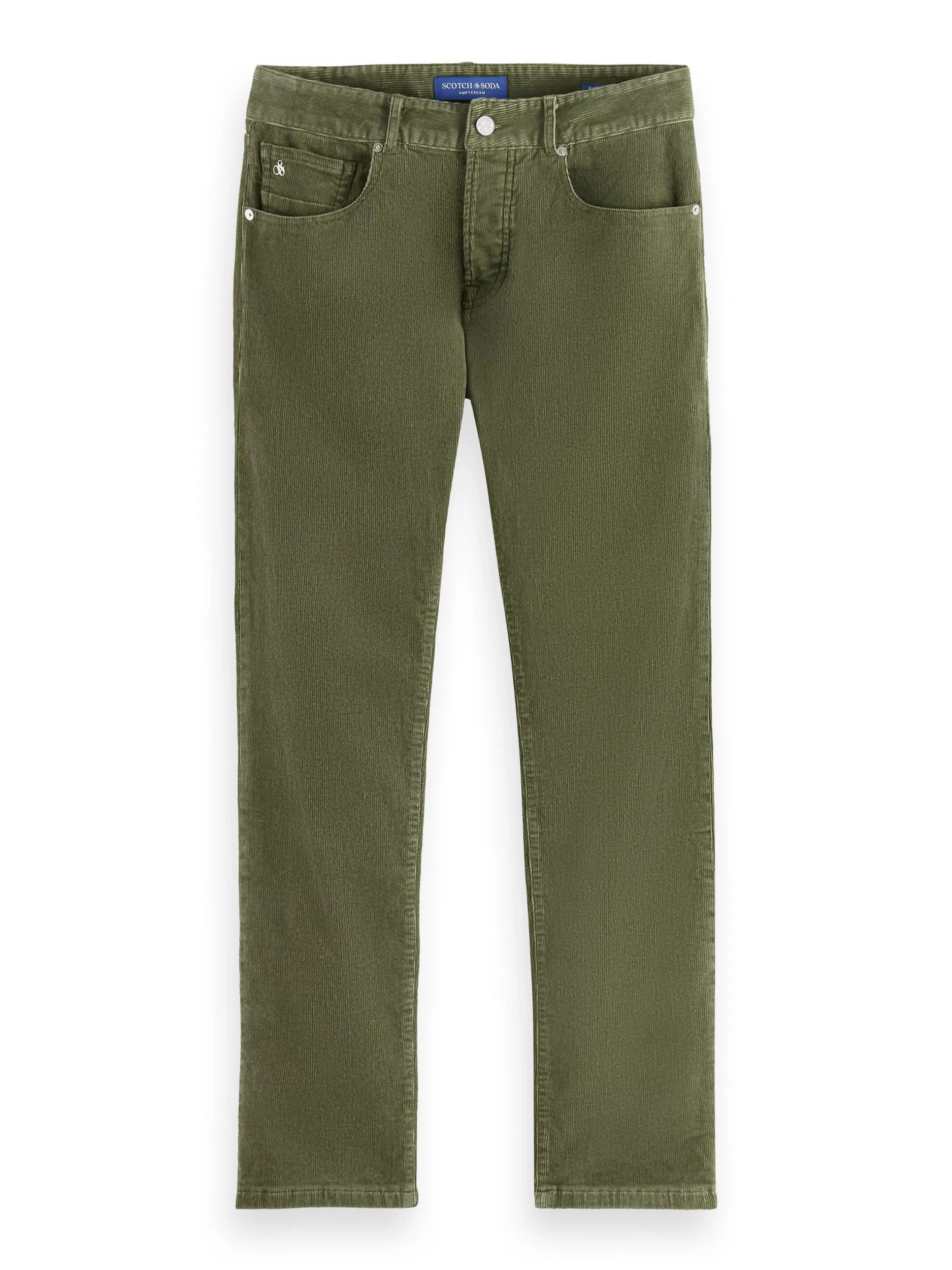 Regular slim Ralston corduroy jeans in Organic Cotton