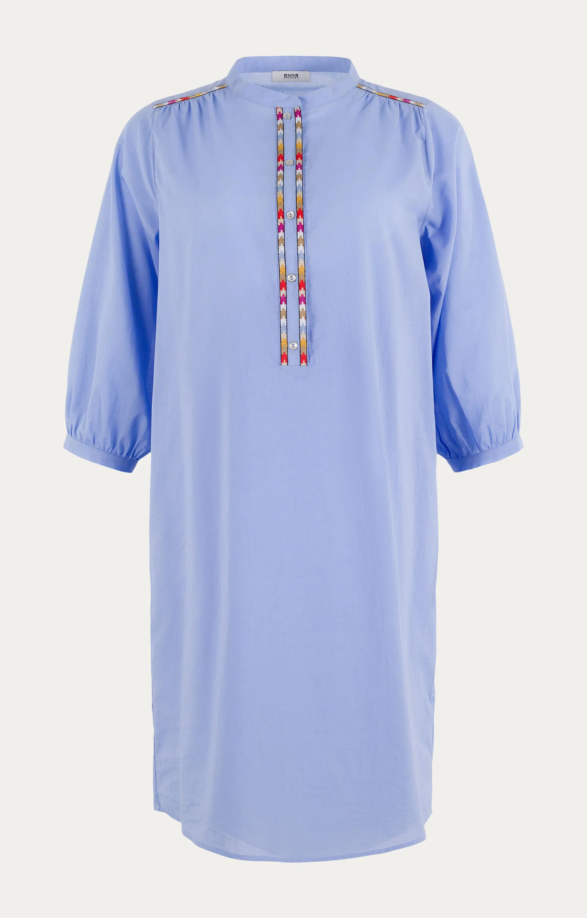 Anna Dames Jurk met bies