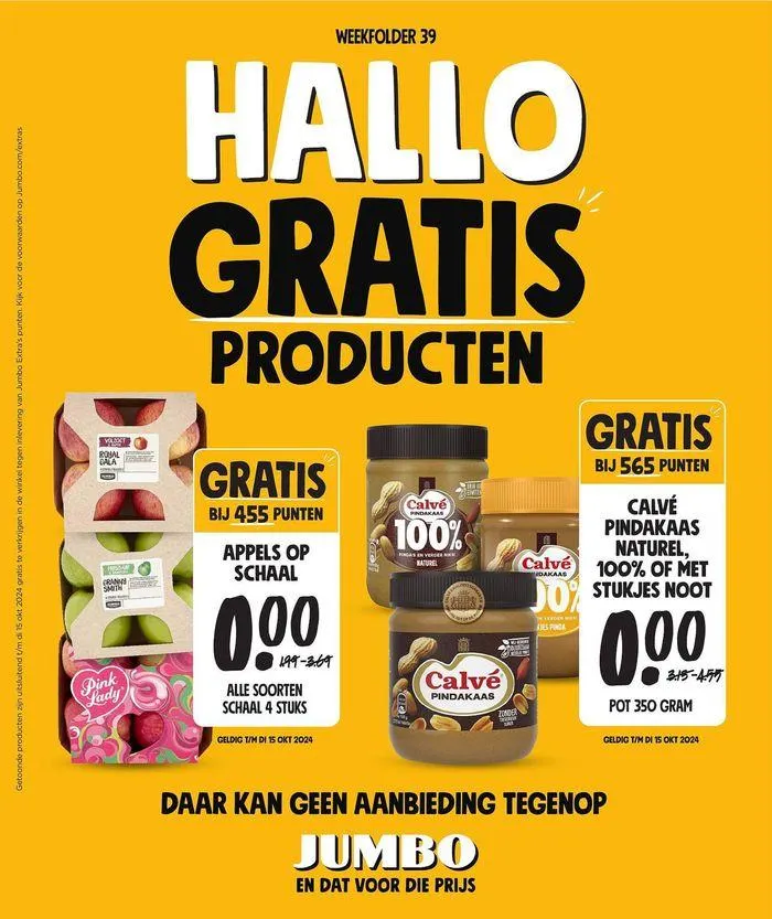 Jumbo folder van 21 september tot 5 oktober 2024 - Folder pagina 1