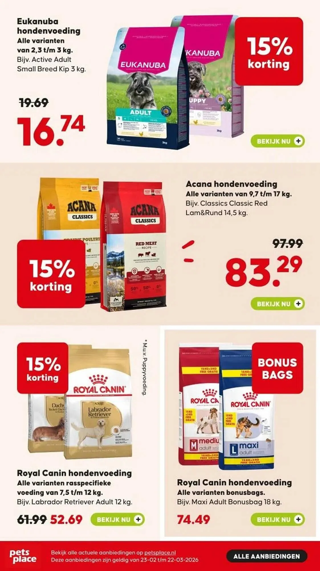 Pets Place folder van 23 februari tot 22 maart 2026 - Folder pagina 3