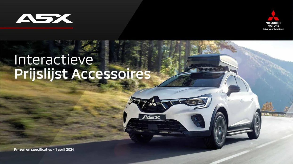 Mitsubishi Asx van 30 maart tot 30 maart 2025 - Folder pagina 1