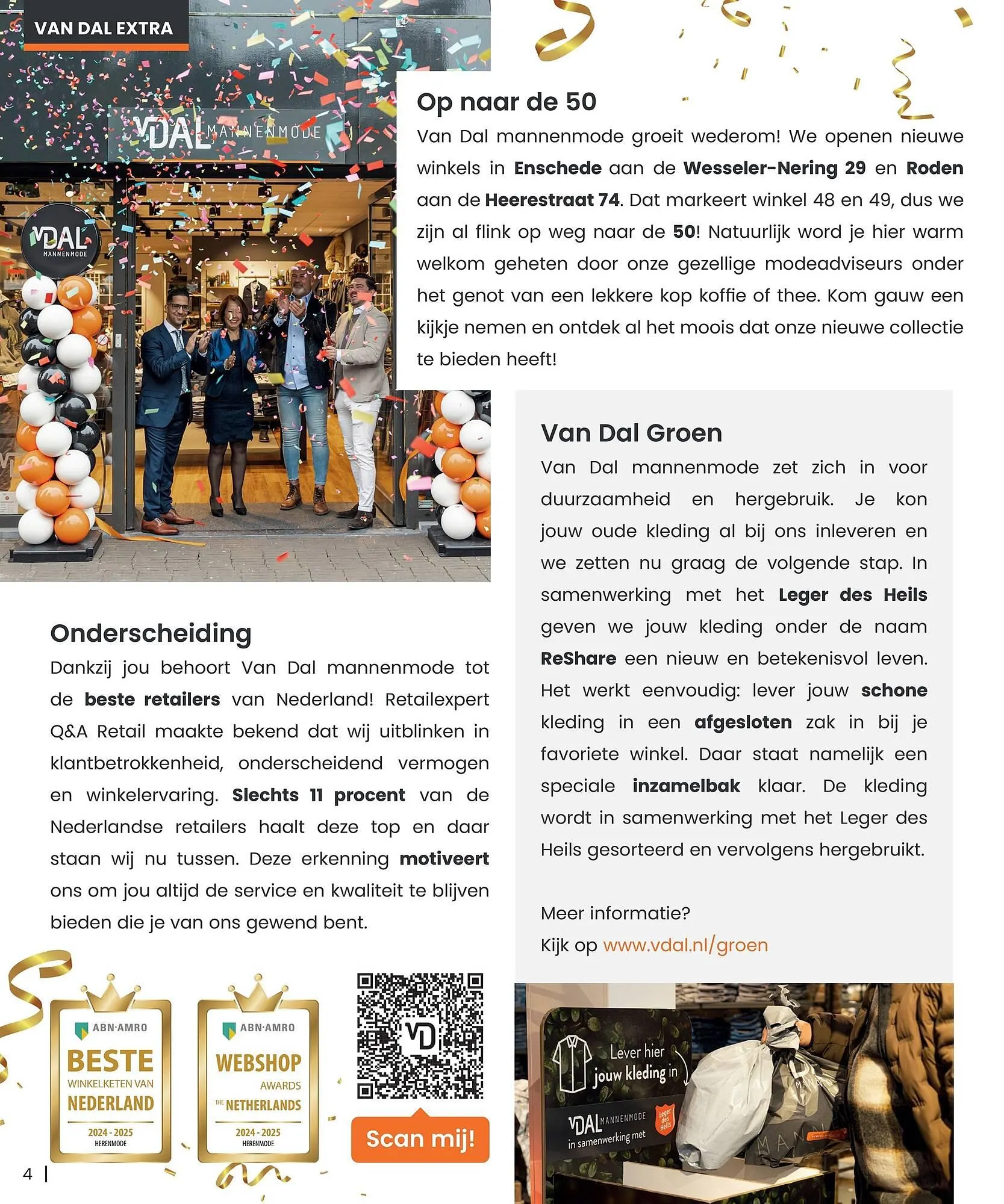 Van Dal Mannenmode folder van 16 maart tot 1 juni 2025 - Folder pagina 4