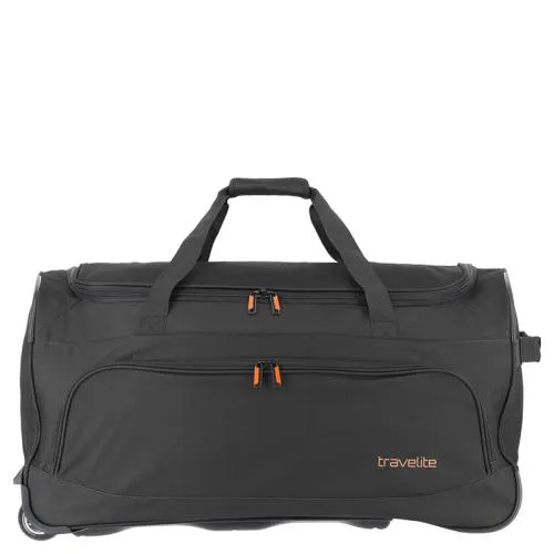 Travelite Reistas met wielen / Weekendtas / Reiskoffer 89 Liter ( Large) Basics Zwart