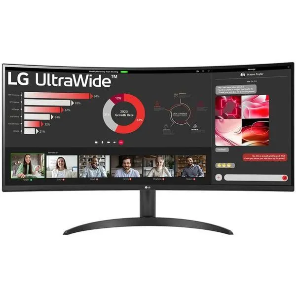 34WR50QC-B 34" Curved UltraWide monitor