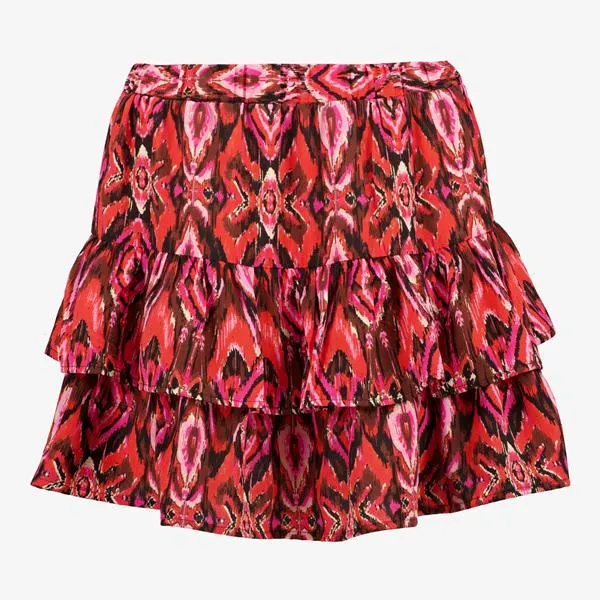 TwoDay dames rok roze met print