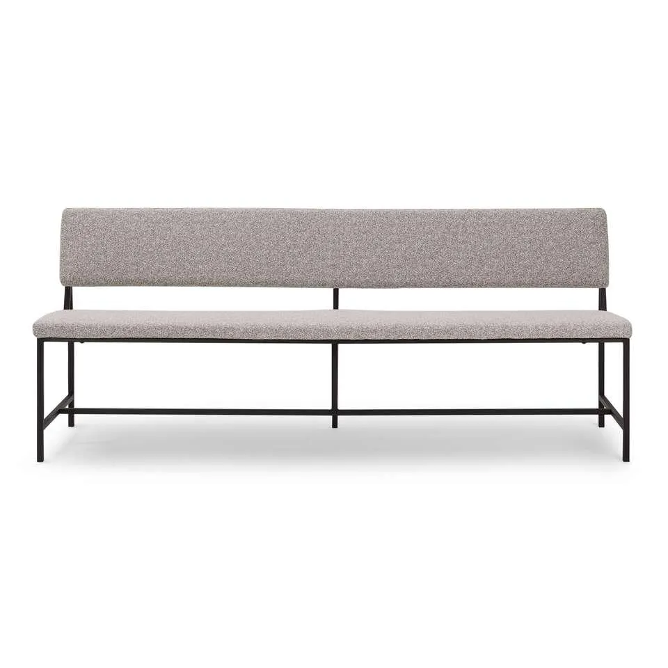 Eetkamerbank Suits black melange