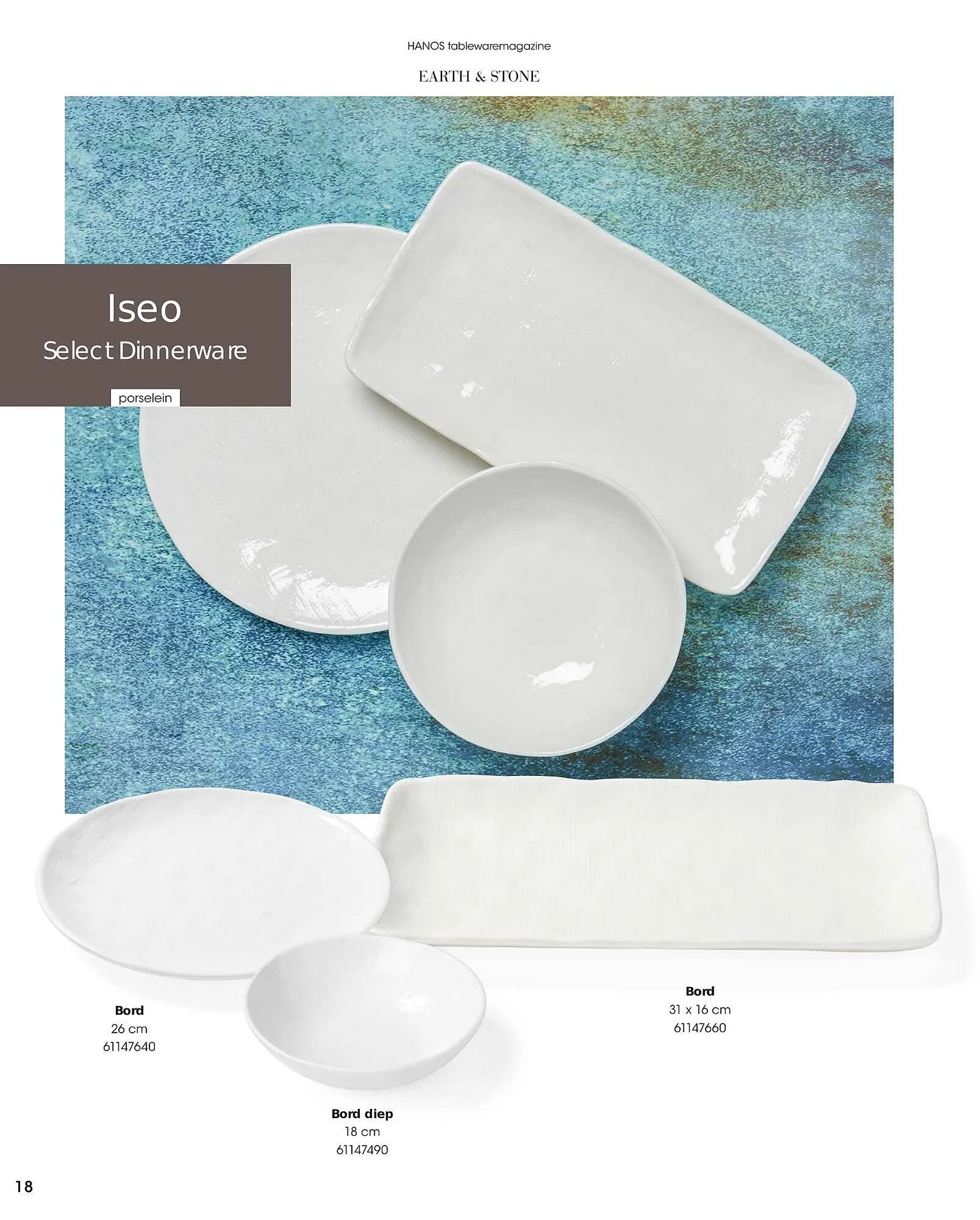 HANOS Tableware Magazine 2023-2024 van 1 januari tot 30 april 2024 - Folder pagina 18