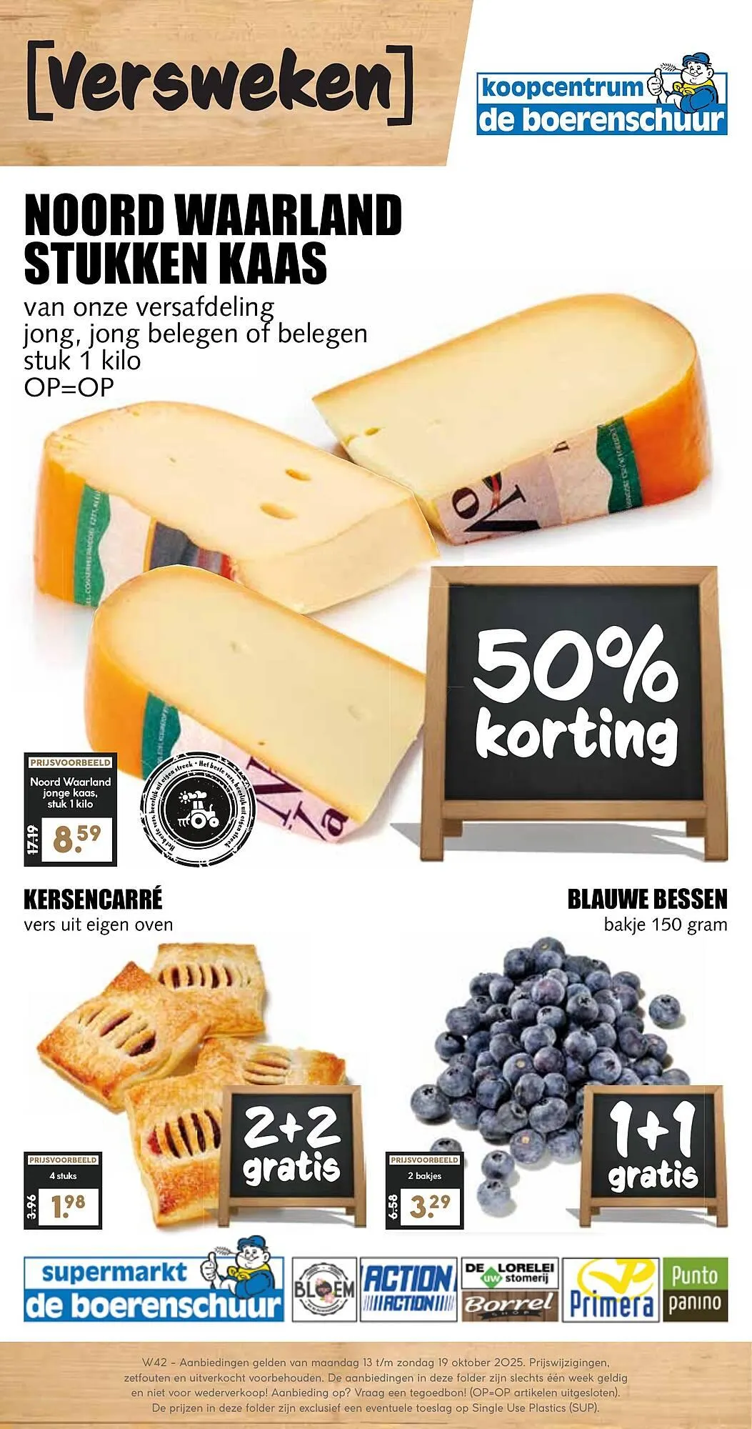 De Boerenschuur folder van 13 oktober tot 18 oktober 2025 - Folder pagina 1
