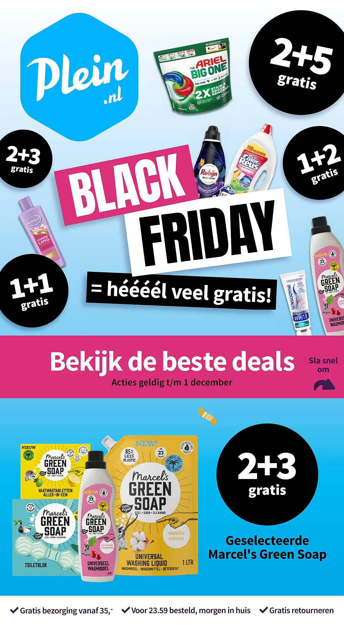 Plein.nl folder van 13 november tot 1 december 2025 - Folder pagina 1