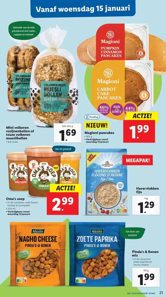 Topdeals en kortingen van 9 januari tot 22 januari 2025 - Folder pagina 25