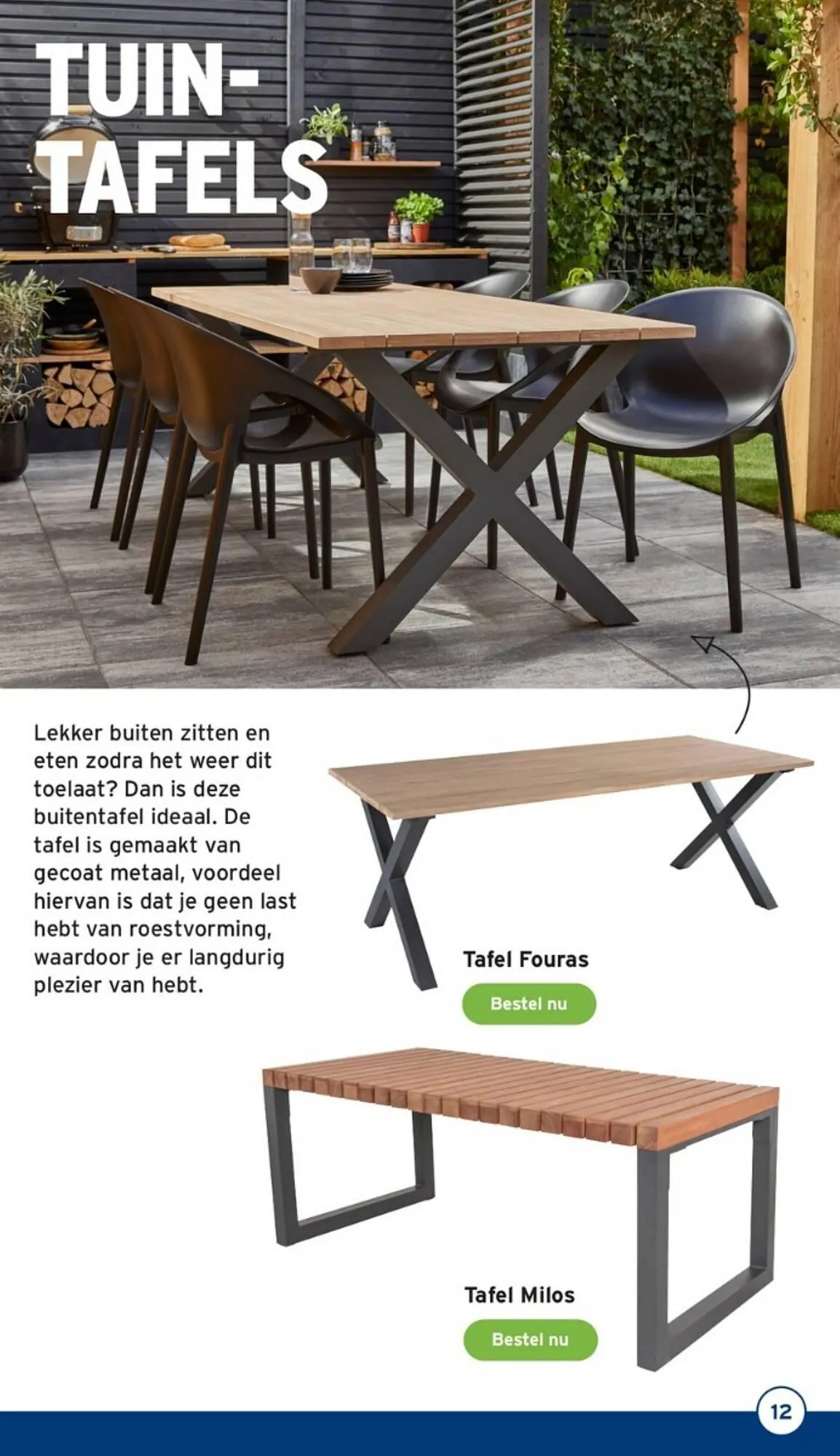 GAMMA tuinmagazine meubels van 7 mei tot 31 juli 2023 - Folder pagina 12