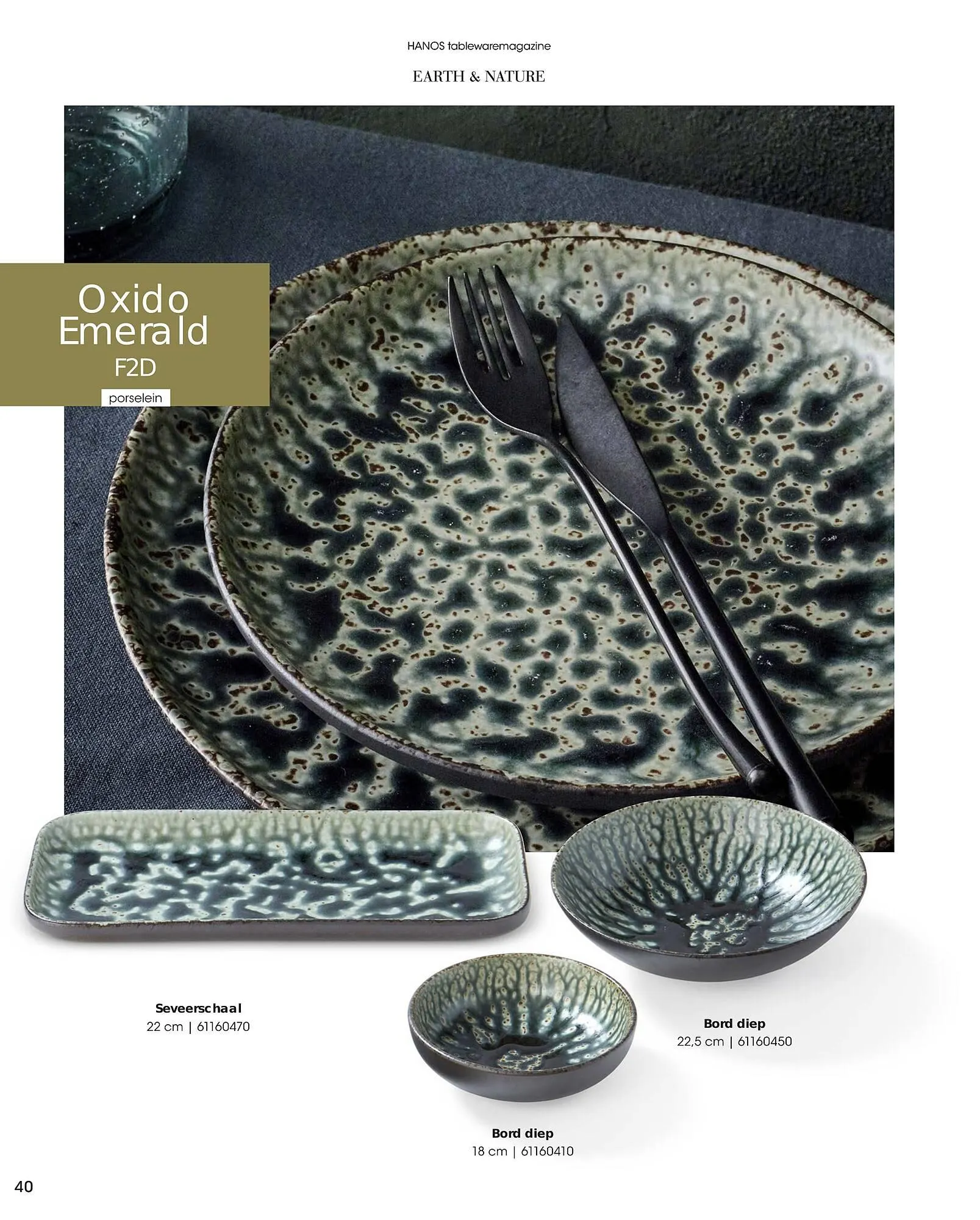 HANOS Tableware Magazine 2023-2024 van 1 januari tot 30 april 2024 - Folder pagina 40