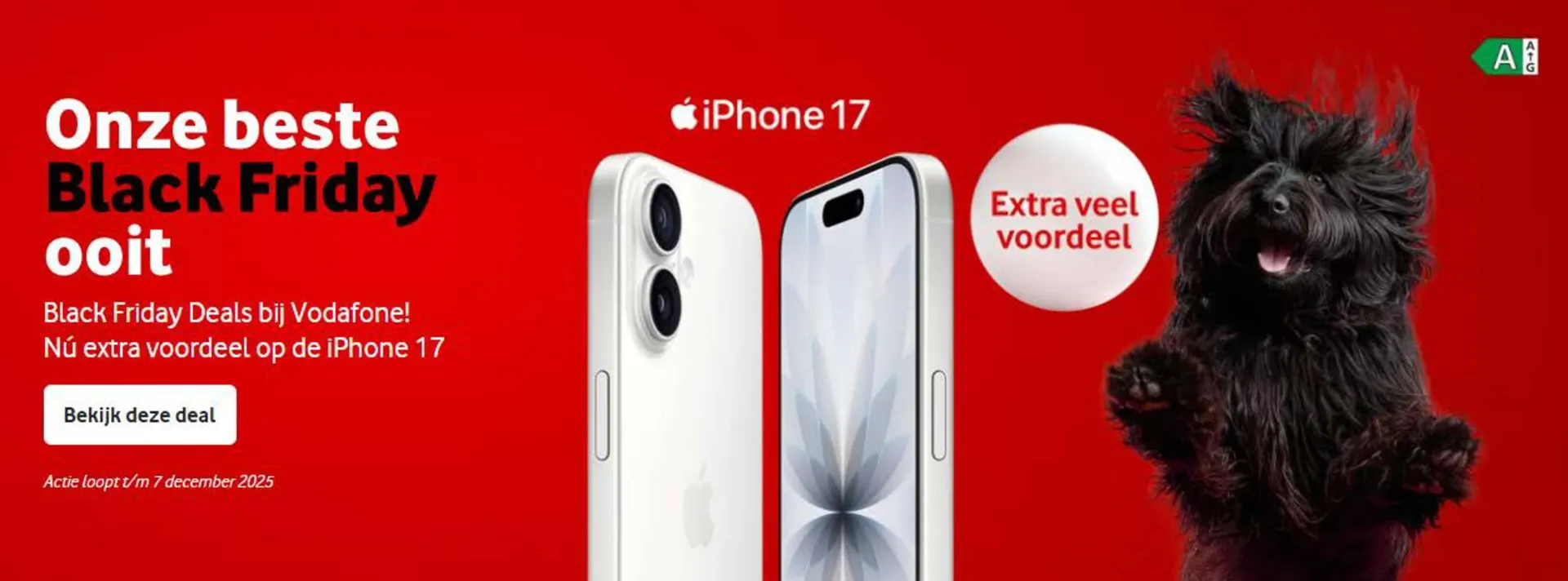 Vodafone folder van 17 november tot 7 december 2025 - Folder pagina 1