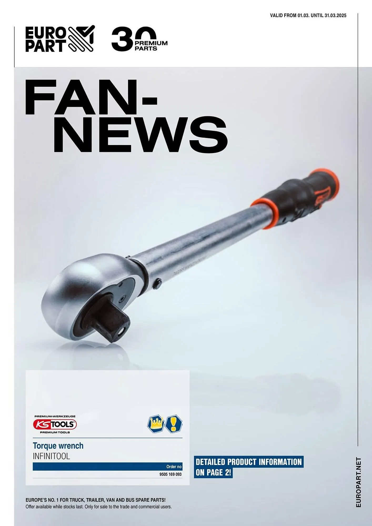 Europart folder van 1 maart tot 31 maart 2025 - Folder pagina 1