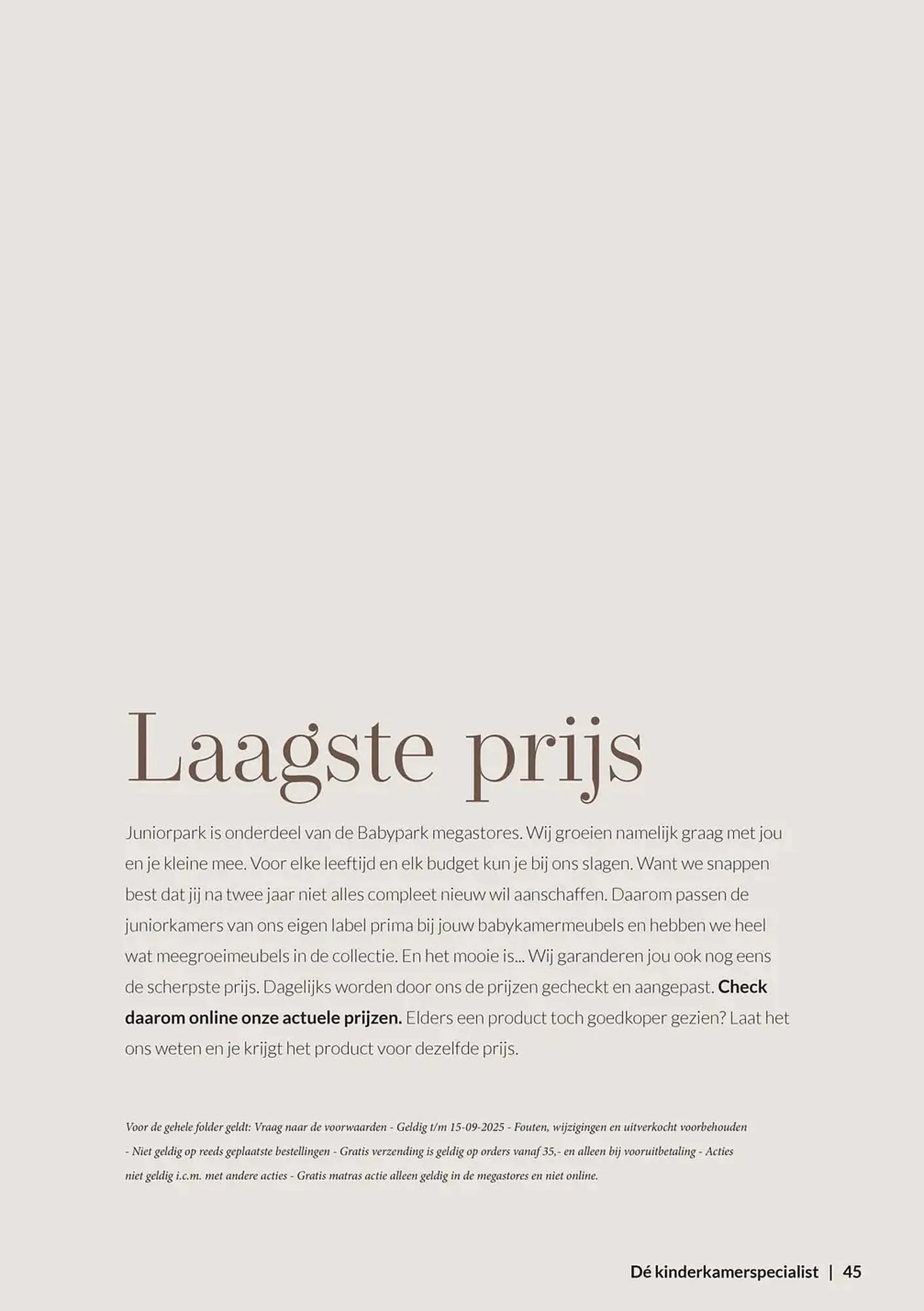 Babypark folder van 12 augustus tot 15 september 2025 - Folder pagina 45