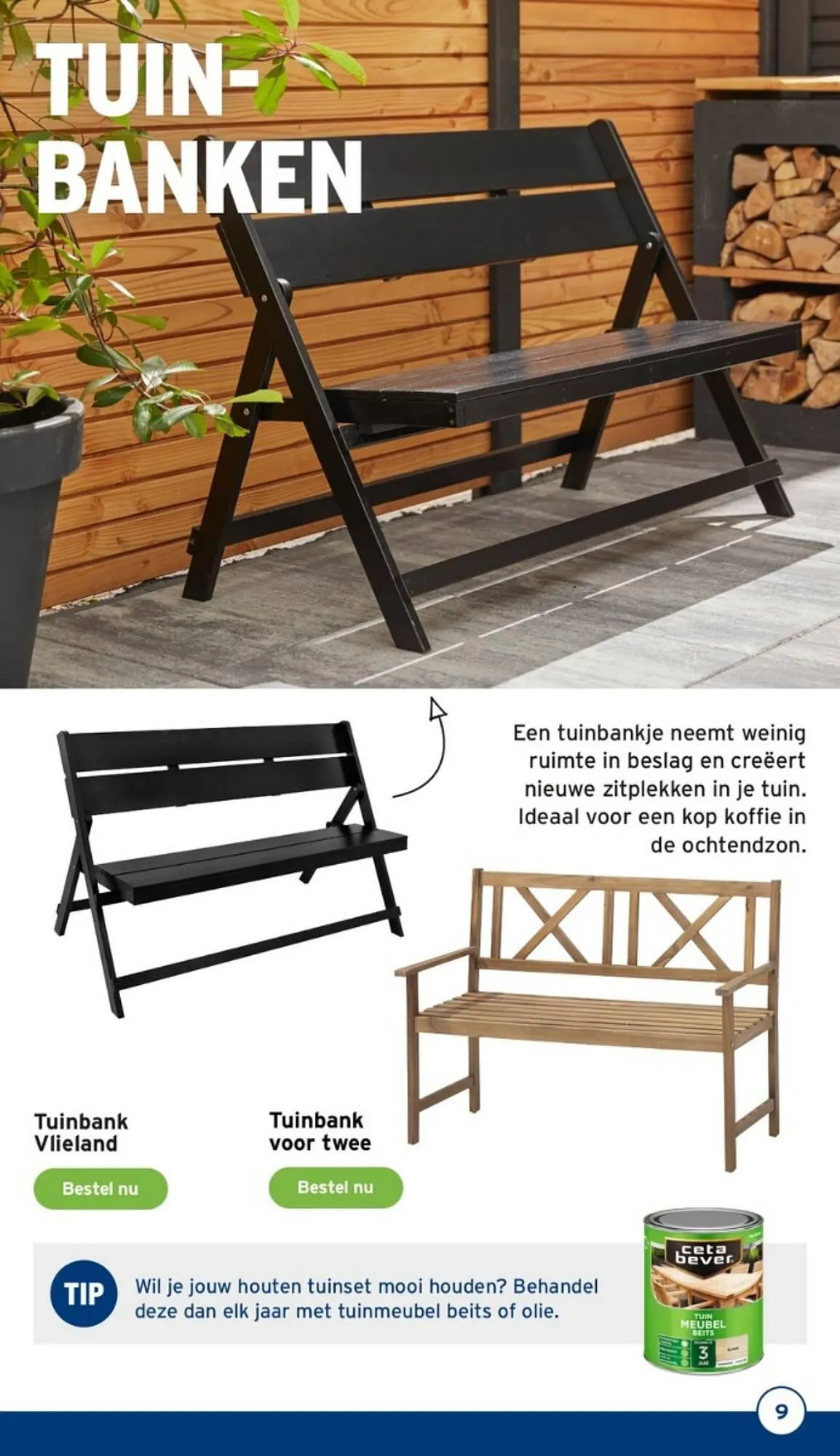 GAMMA tuinmagazine meubels van 7 mei tot 31 juli 2023 - Folder pagina 9