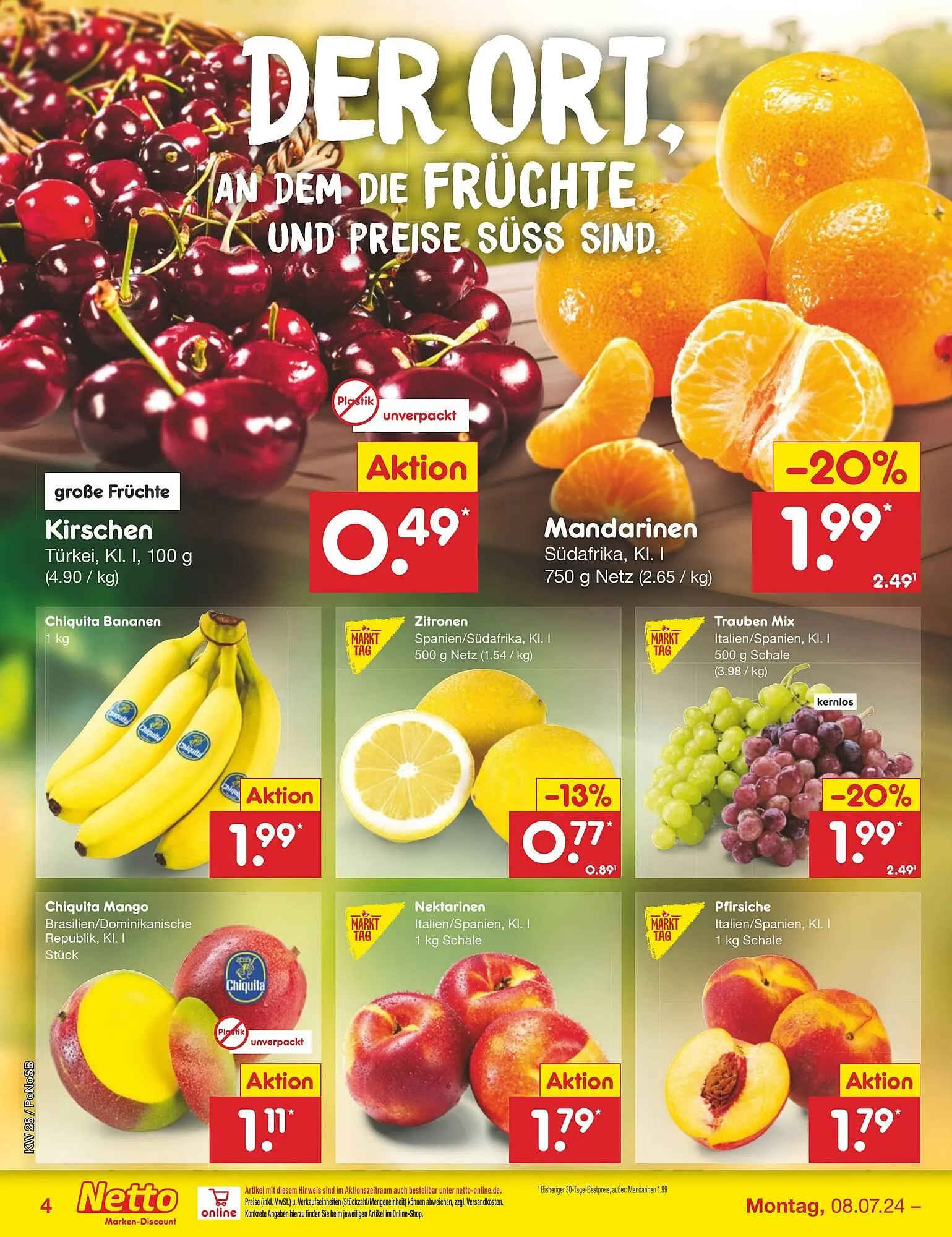 Netto Marken-Discount DE folder van 8 juli tot 13 juli 2024 - Folder pagina 4