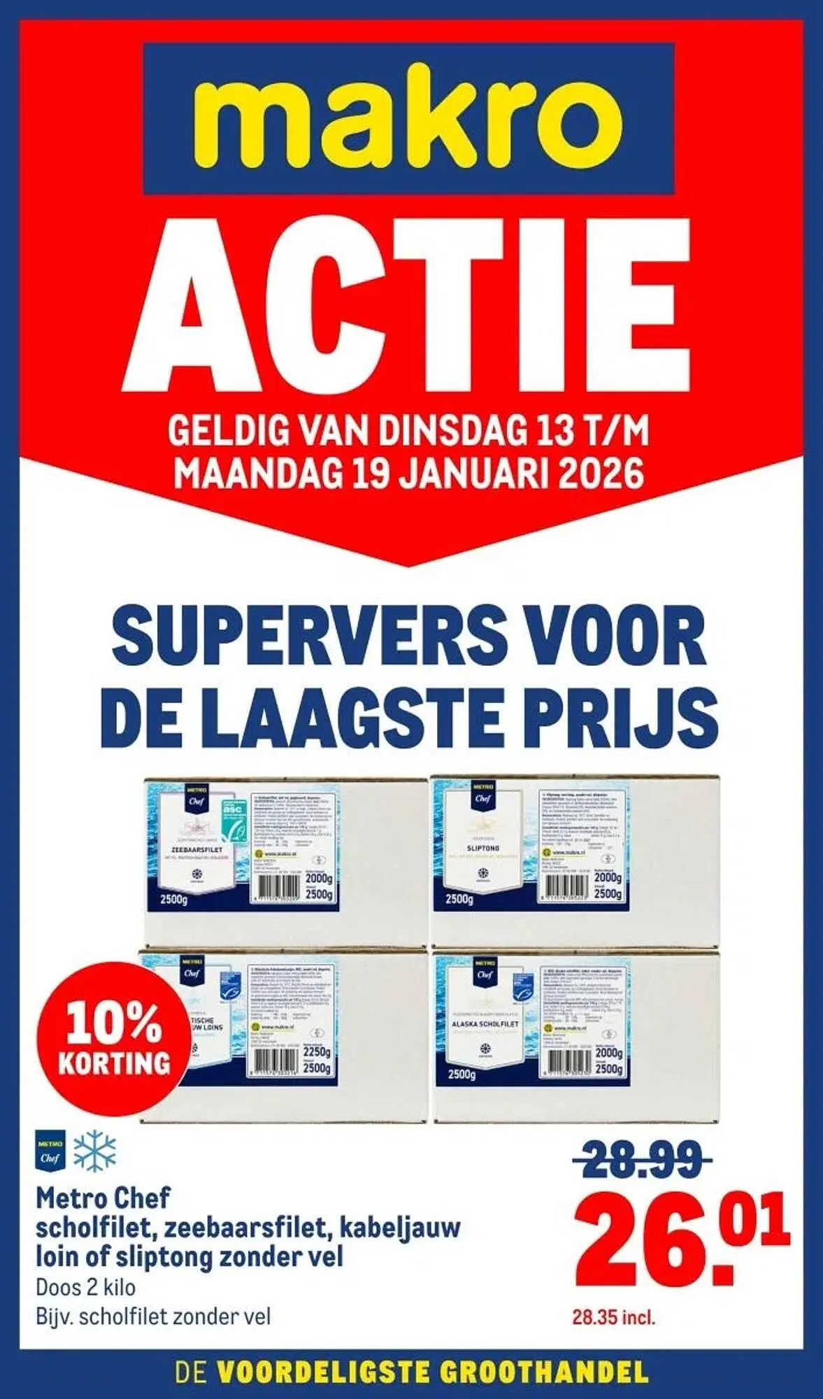 Makro folder van 13 januari tot 19 januari 2026 - Folder pagina 1