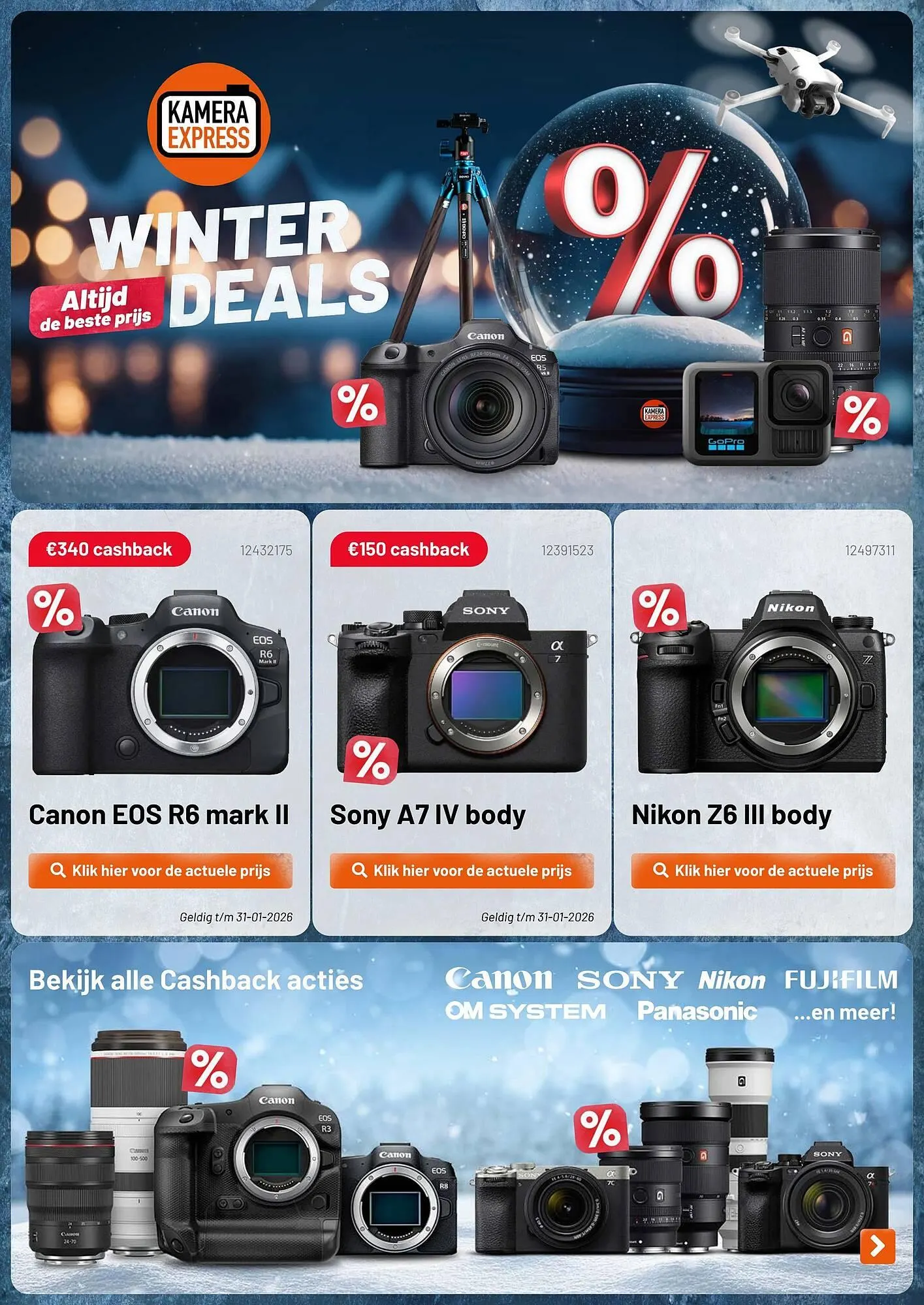 Kamera Express folder van 4 december tot 24 december 2025 - Folder pagina 1