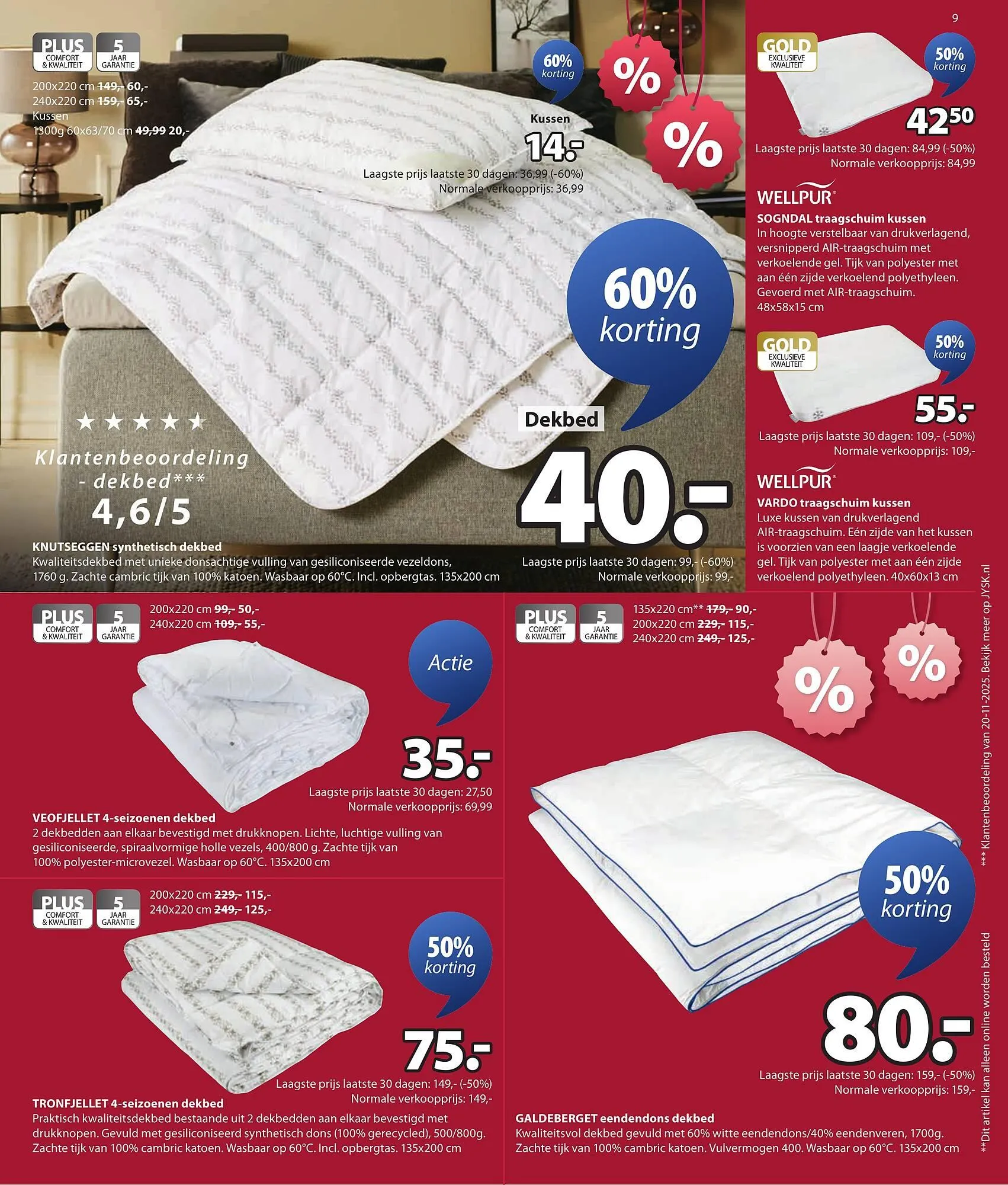 Jysk folder van 5 januari tot 18 januari 2026 - Folder pagina 9