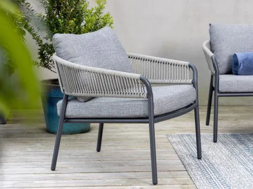 Bellagio Nova Siri /ROUGH-Y Ellips 240cm low dining tuinset 7-delig