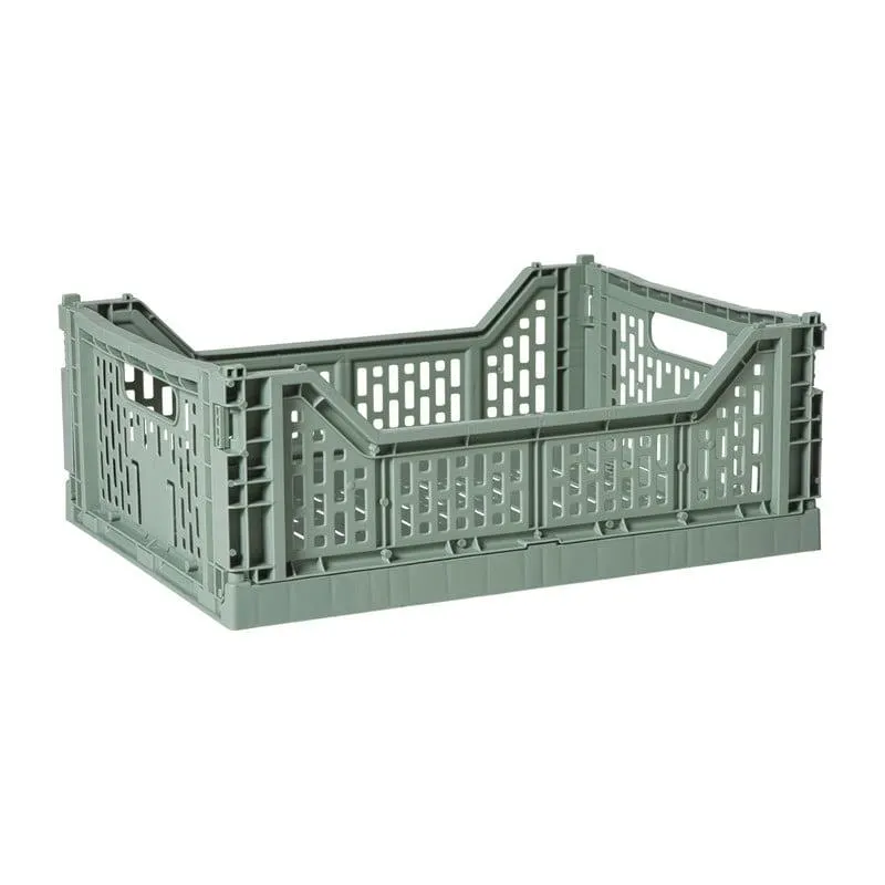 Vouwkrat groot - groen - 14.5x40x30 cm