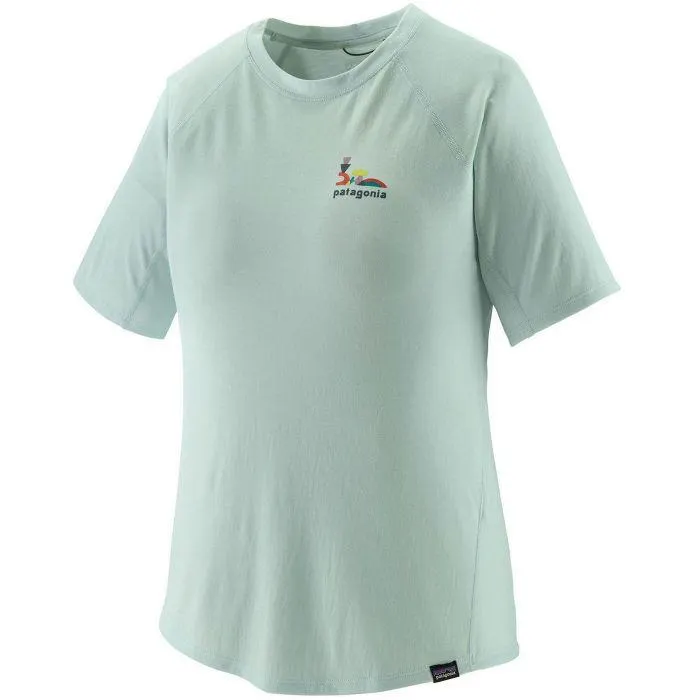 Capilene Cool Trail Graphic shirt dames wispy green