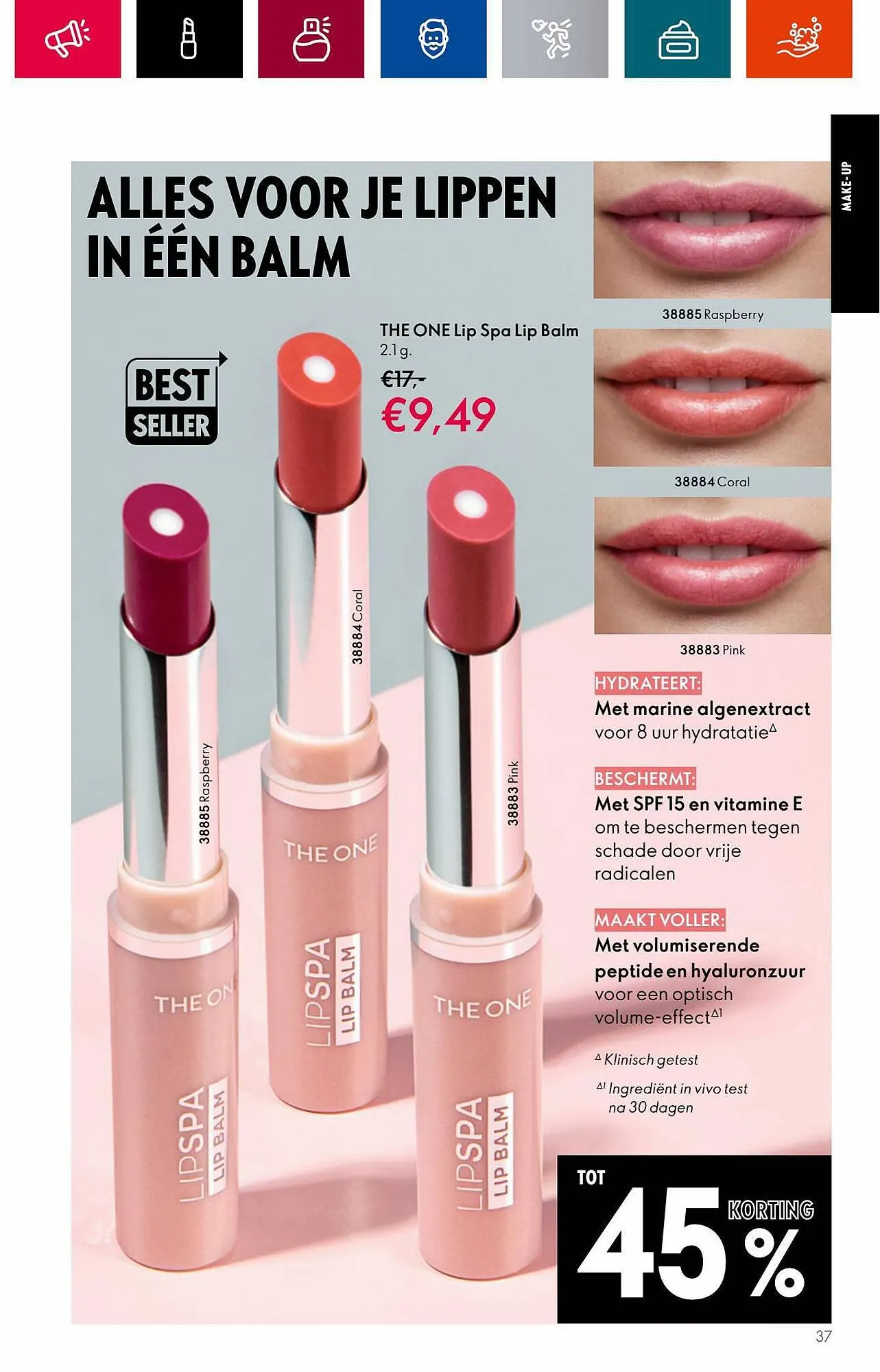 Oriflame folder van 18 juli tot 1 augustus 2023 - Folder pagina 37