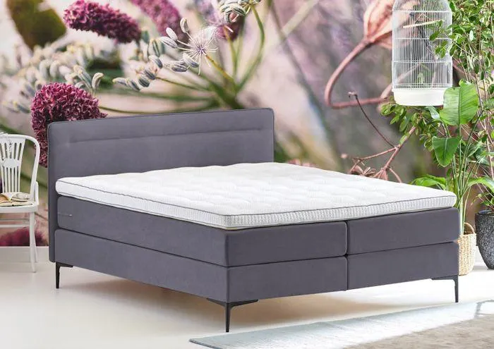 Cinderella Boxspring Tender Wave Compleet - Grijs