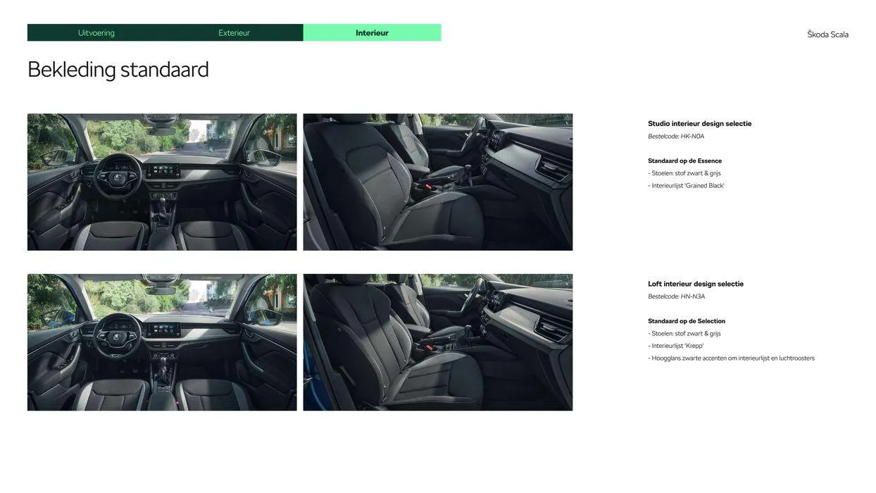Škoda Scala prijslijst per 10 januari 2024 van 7 maart tot 7 maart 2025 - Folder pagina 11
