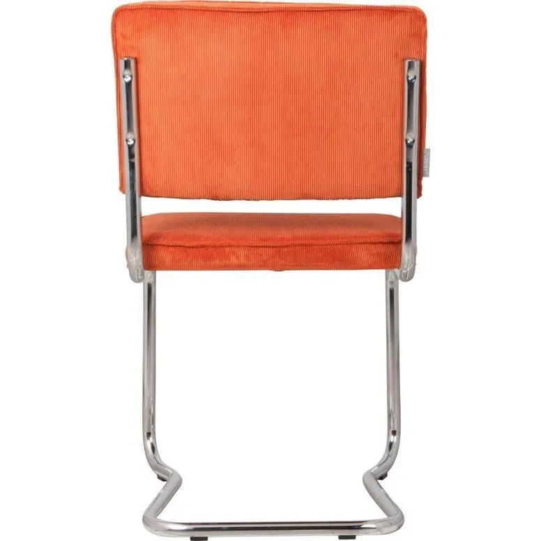 Stoel - Ridge Kink Rib set van 2 - Oranje