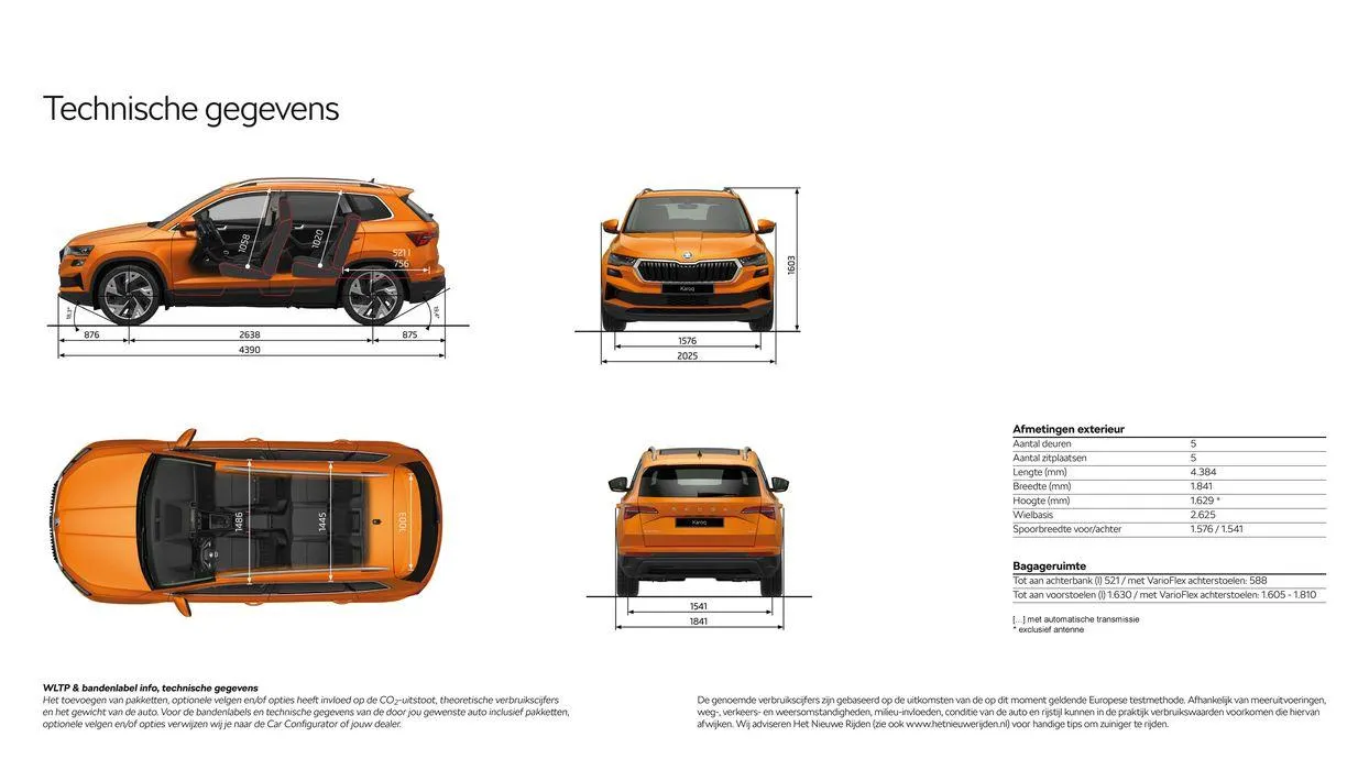 Škoda Karoq prijslijst per 1 juni 2024 van 1 juni tot 1 juni 2025 - Folder pagina 18
