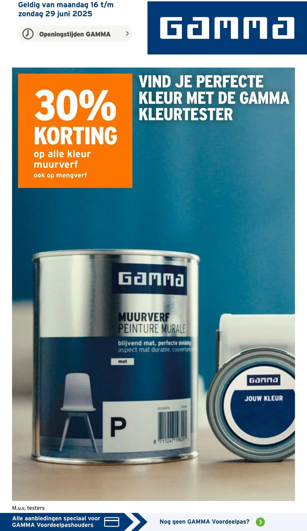 Gamma van 16 juni tot 29 juni 2025 - Folder pagina 1