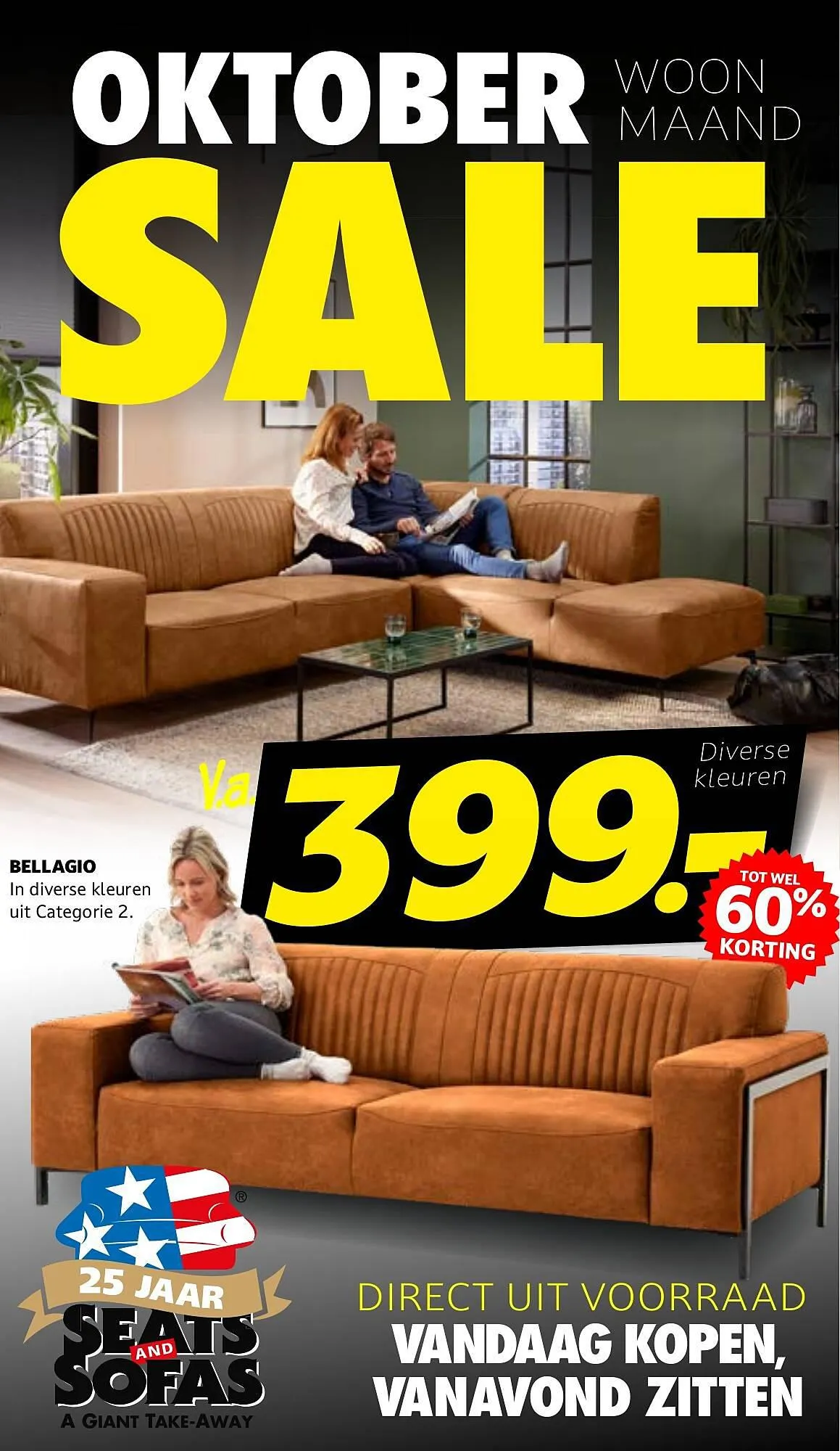 Seats and Sofas folder van 29 september tot 31 oktober 2023 - Folder pagina 1