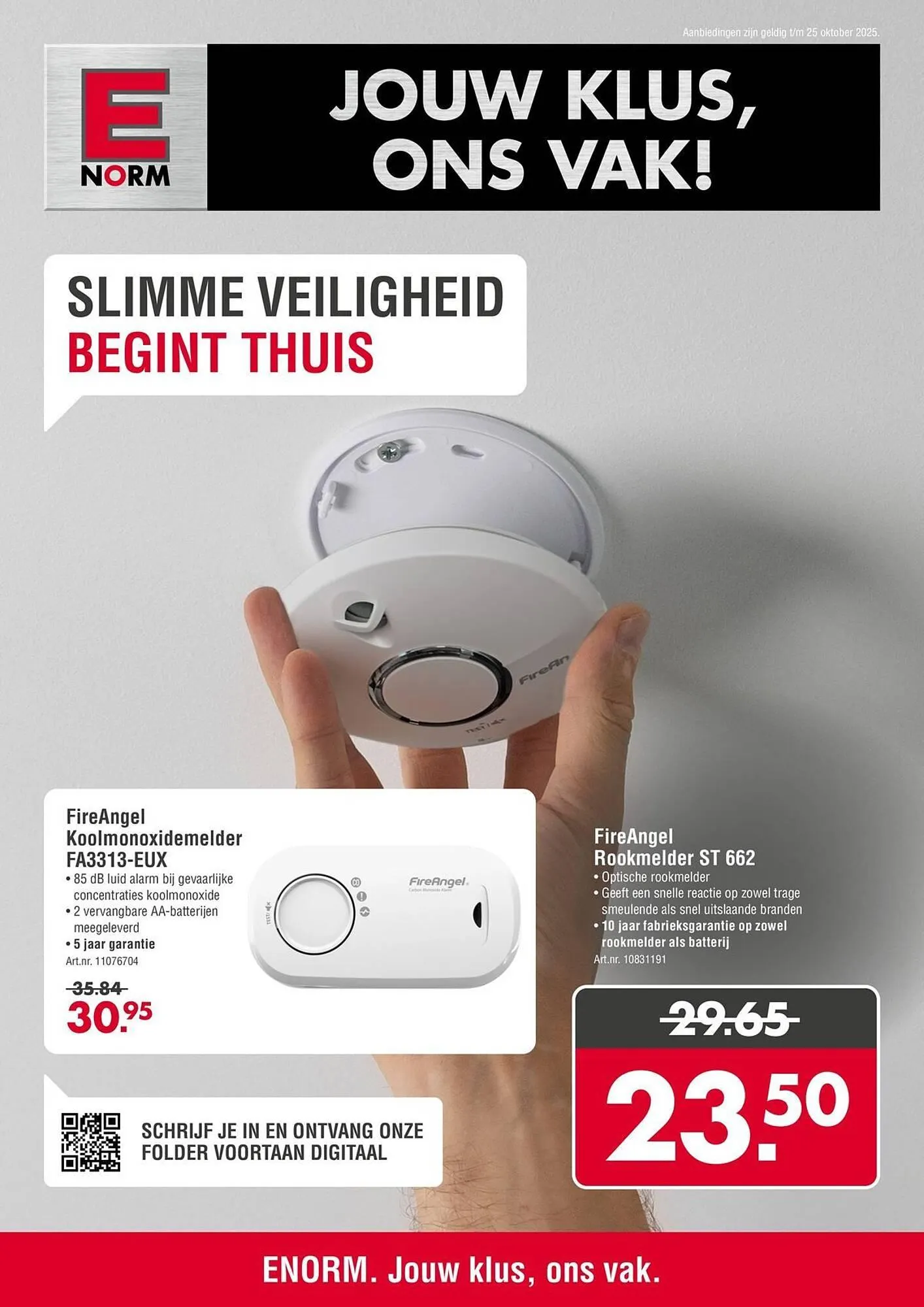 Enorm folder van 20 oktober tot 3 november 2025 - Folder pagina 1