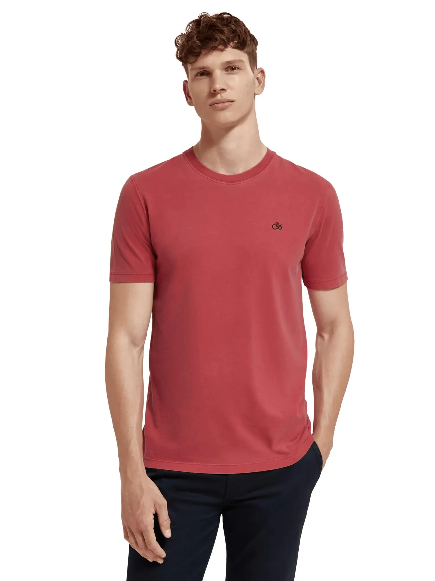 Regular fit garment-dyed T-shirt