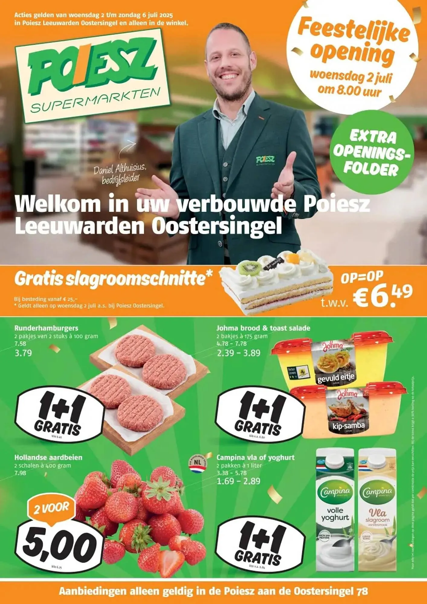 Poiesz folder van 2 juli tot 6 juli 2025 - Folder pagina 1