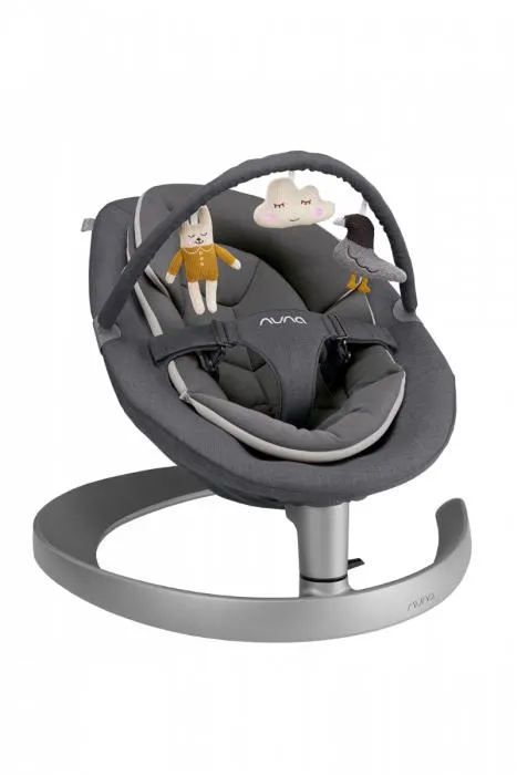 Nuna Wipstoel Leaf Grow Granite Incl. Speelbeugel