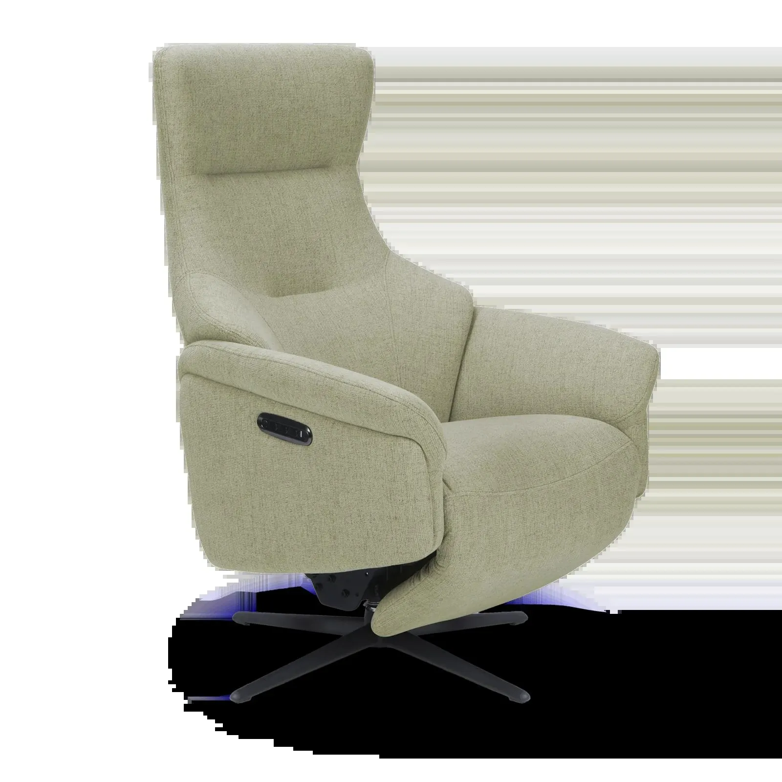 Relaxfauteuil (elektrisch/zwart) Impreza - Soda Herb